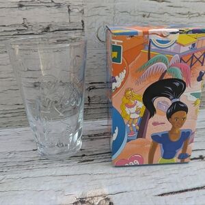 2024 McDonald's Barbie x Hot Wheels Collector's Glass Cup In Box Canada Version